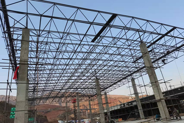 丰镇钢结构网架图片