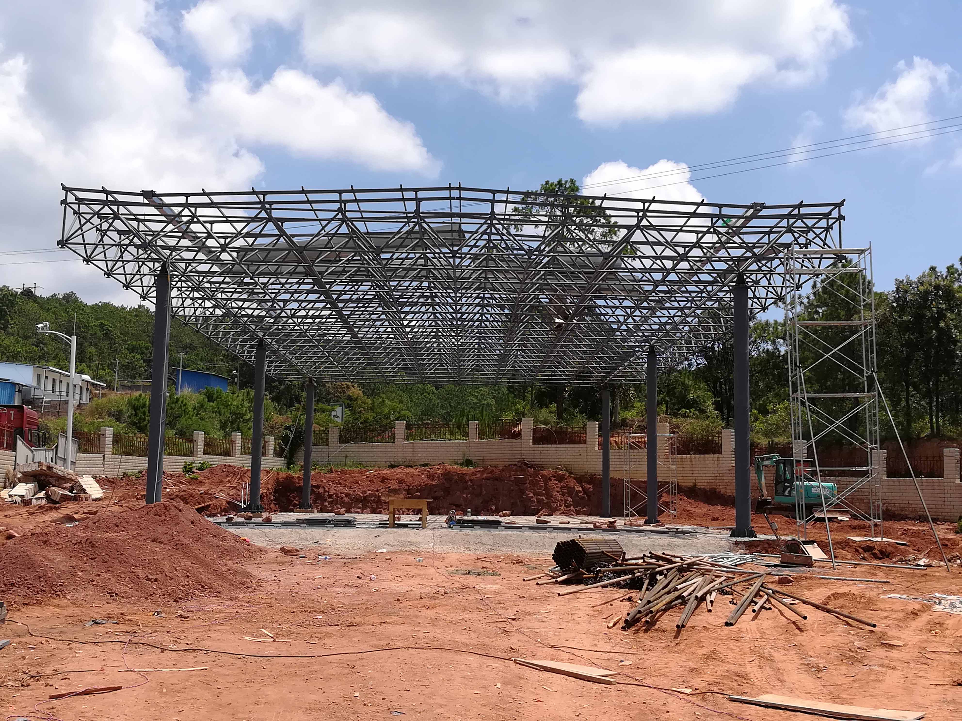 丰镇加油站网架屋面